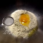 Tagliatelles de crêpes aux crevettes et légumes 1