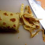Tagliatelles de crêpes aux crevettes et légumes 6