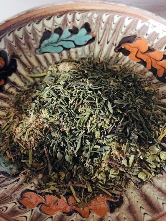 recettes bulgares mélange d'épices sharena sol