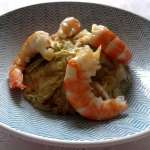 Gambas au chou et cumin 0