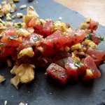Tartare de thon aux noix 0