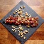 Tartare de thon aux noix