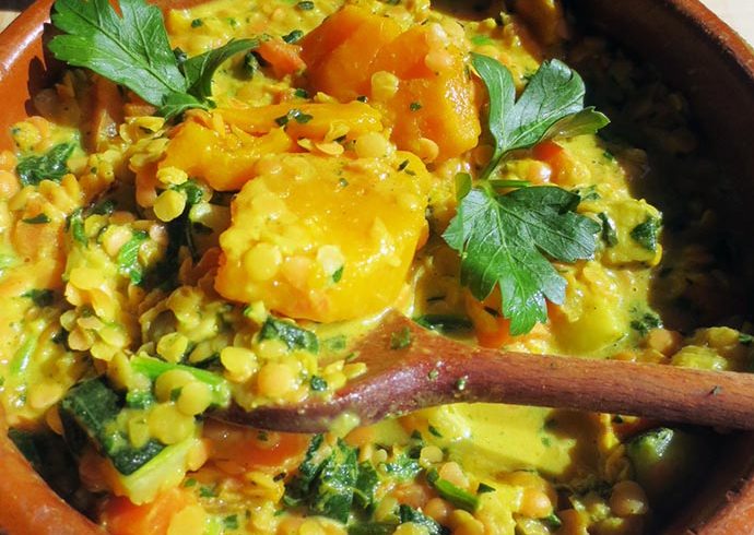 recettes éthiopiennes mijoté de lentilles aux légumes