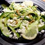 Salade de courgettes menthe feta et pignons 6
