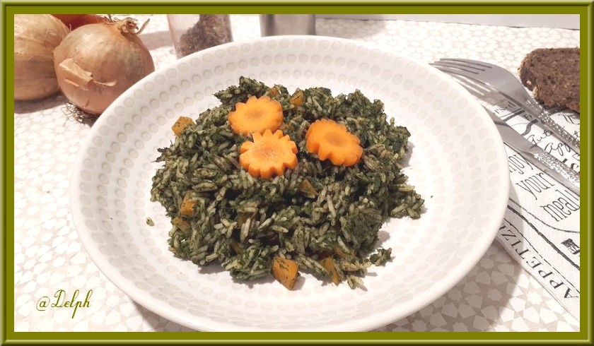recettes égyptiennes riz aux épinards
