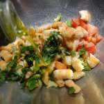 Salade de crevettes avocat et tomate 5