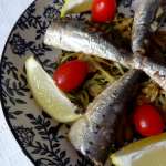 Zoodles frites aux sardines 0