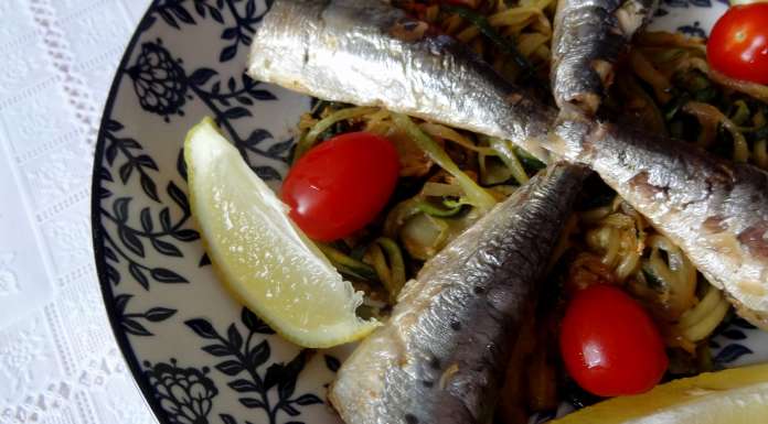 zoodles-frites-aux-sardines détail