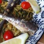 Zoodles frites aux sardines 58