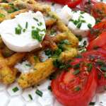 gaufres oignons poivrons piments
