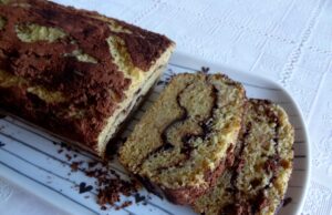 Gâteau du matin keto cacahuètes et cacao