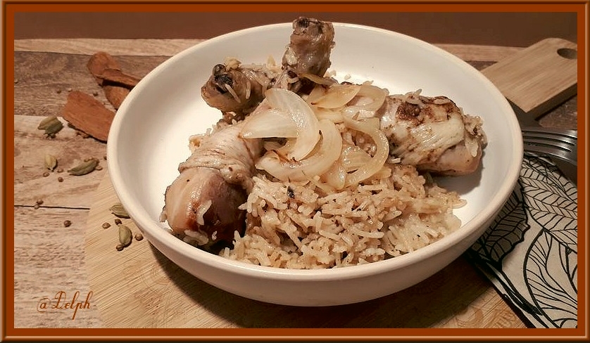 Recettes saoudiennes riz au poulet kabsa