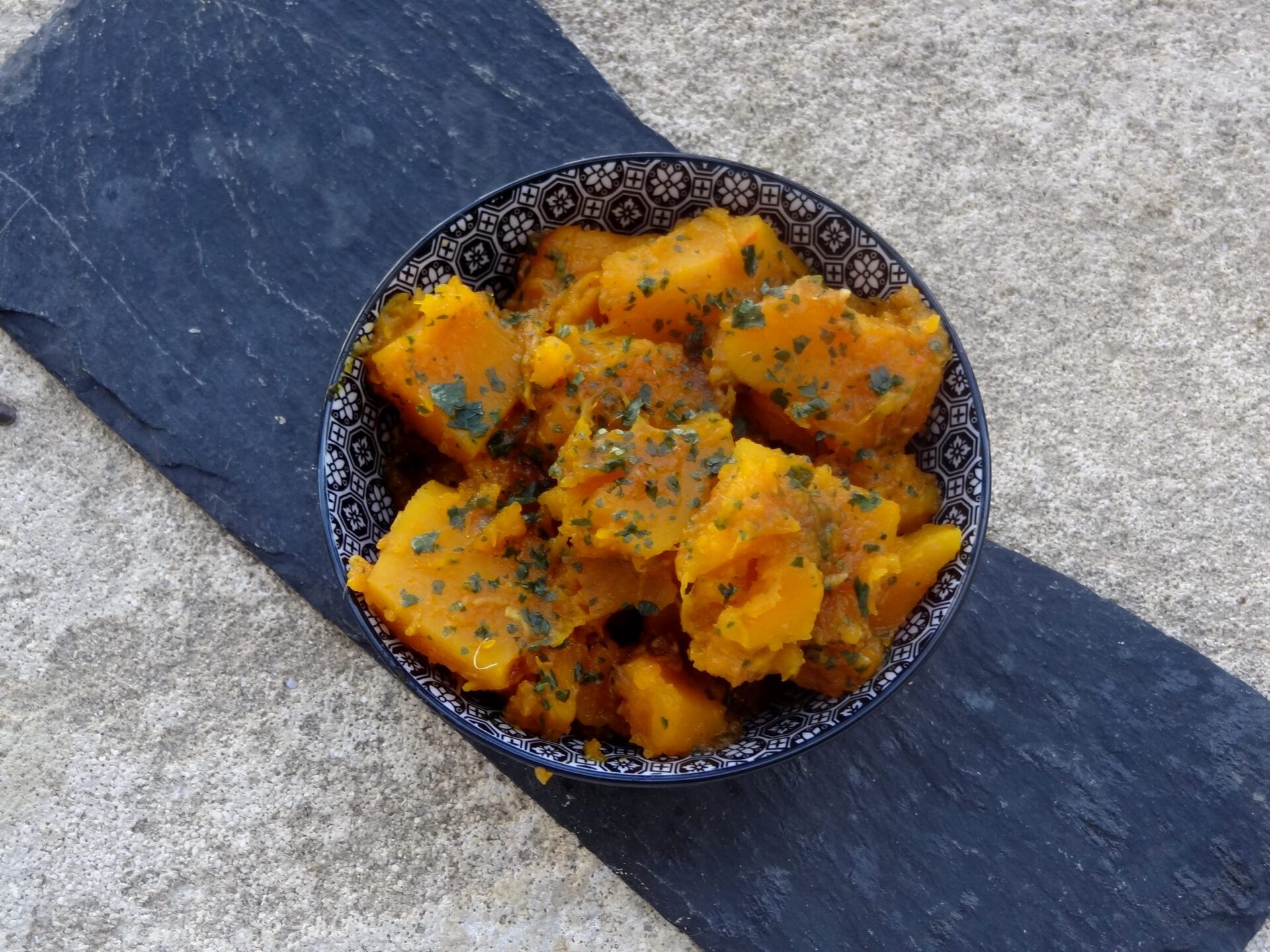 Recettes japonaises potîmarron à la japonaise