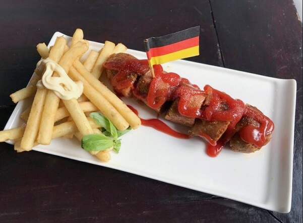 recettes allemandes currywurst végétale