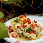 Omelette au thon et poivron