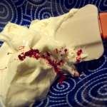 Yaourt stracciatella à la rose 2