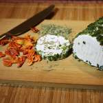 buche de chèvre frais aux herbes