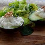 Avocat farci aux roquefort et noix 0