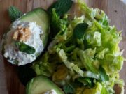 Avocat farci aux roquefort et noix