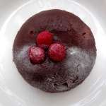 Mugcake keto chocolat framboises