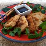 Tofu fumé en croûte d&rsquo;amandes 0