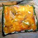 Bûche aux saumon et épinards 11