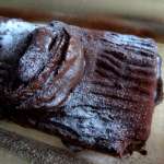 Bûche keto crêpes et chocolat