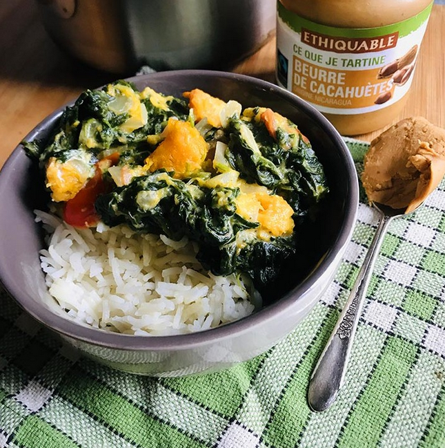 recettes nigeriennes ragoût de légumes au beurre de cacahuète