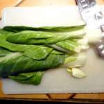 Saumon sauce crème à la truffe et blettes aux noix 1