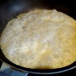 Saumon sauce crème à la truffe et blettes aux noix 6