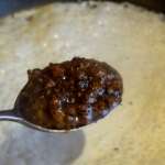 Saumon sauce crème à la truffe et blettes aux noix 67