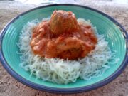 Boulettes spaghetti vegan et keto
