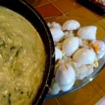 Gratin de choux fleur aux oeufs et crème de courgette 10
