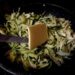 Gratin de choux fleur aux oeufs et crème de courgette 4