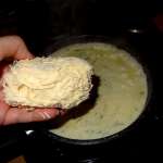 Gratin de choux fleur aux oeufs et crème de courgette 8