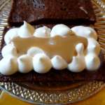 Gâteau keto individuel au chocolat caramel chantilly 13