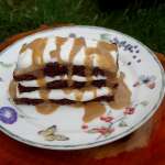 Gâteau keto individuel au chocolat caramel chantilly 14
