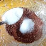Gâteau keto individuel au chocolat caramel chantilly 4