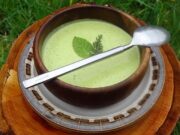 Velouté de courgette aux 3 parfums (keto)