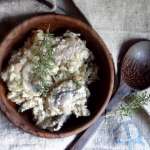 risotto de chou fleur aux champignons 00