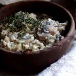 risotto de chou-fleur aux champignons