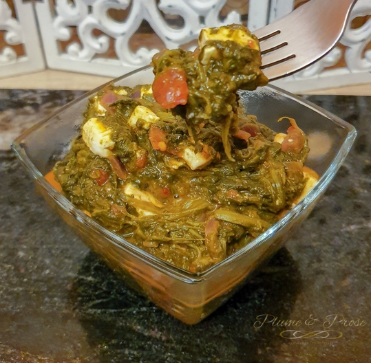 Recettes bengalis Curry d'épinards à la feta