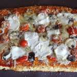 Pâte pizza keto chou-fleur 0