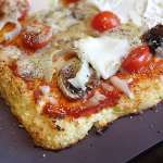 Pâte pizza keto chou-fleur