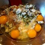Clafoutis keto aux bleu noix tomates 6
