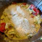 Clafoutis keto aux bleu noix tomates 8