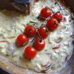 Clafoutis keto aux bleu noix tomates 9