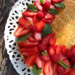 Gâteau léger ricotta fraises citron 12