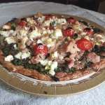 Pâte à pizza keto au comté