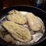 Aubergine frite au parmesan 10